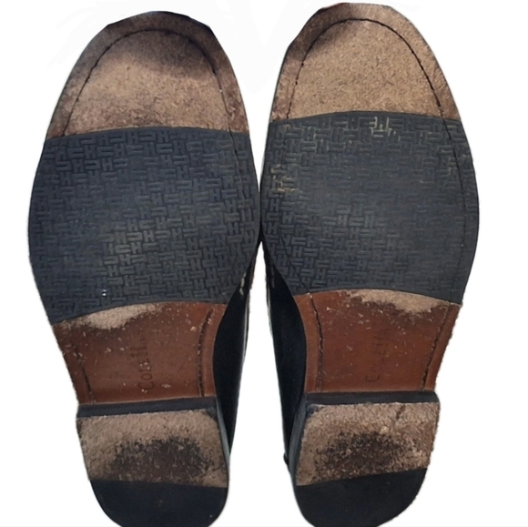 Cole Haan Grand OS Pinch Black Two Tone Penny Loafers Size 9D Classic Old Money - Picture 6 of 6